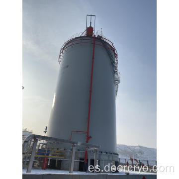 Tanques de almacenamiento de líquidos criogénicos a gran escala LNG